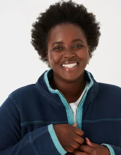 FatFace Airlie Sweatshirt Navy Discount