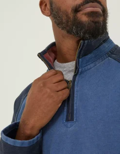 FatFace Airlie Tonal Pocket Sweatshirt Navy Hot