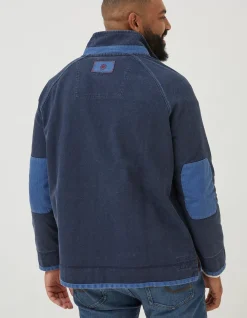 FatFace Airlie Tonal Pocket Sweatshirt Navy Hot