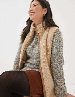 FatFace Alexis Wildscapes Jumper Multi Hot