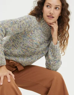 FatFace Alexis Wildscapes Jumper Multi Hot