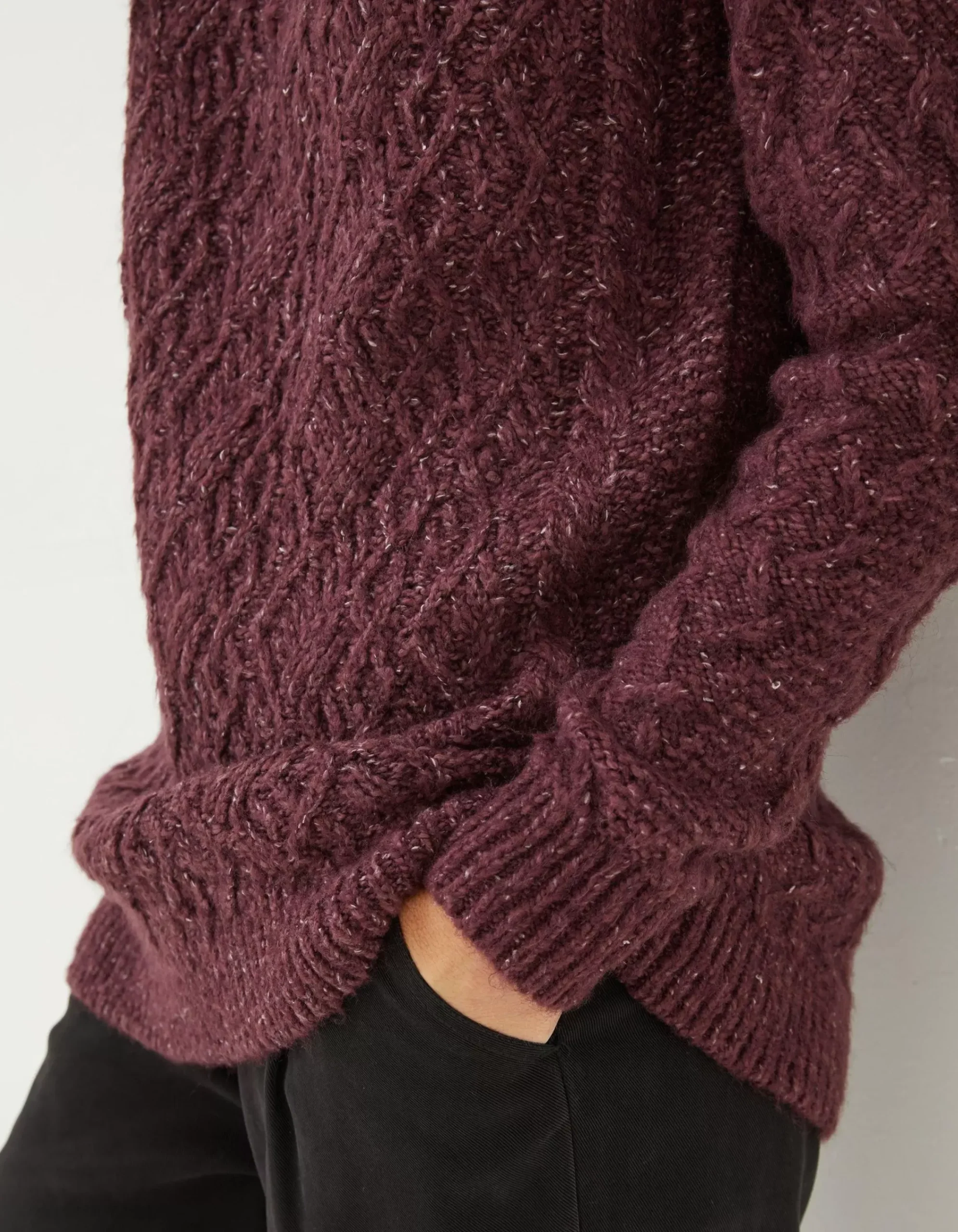 FatFace Alicia Knitted Tunic Purple New