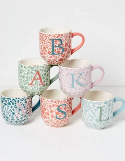FatFace Alphabet Mug A-L Multi Hot