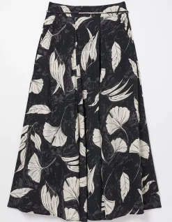 FatFace Amelie Twilight Midi Skirt Black Discount