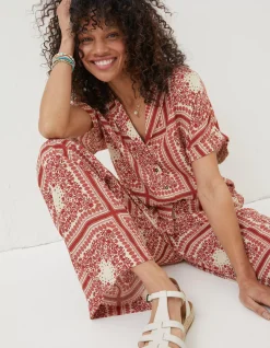 FatFace Aniyah Bandana Shirt Ivory Best