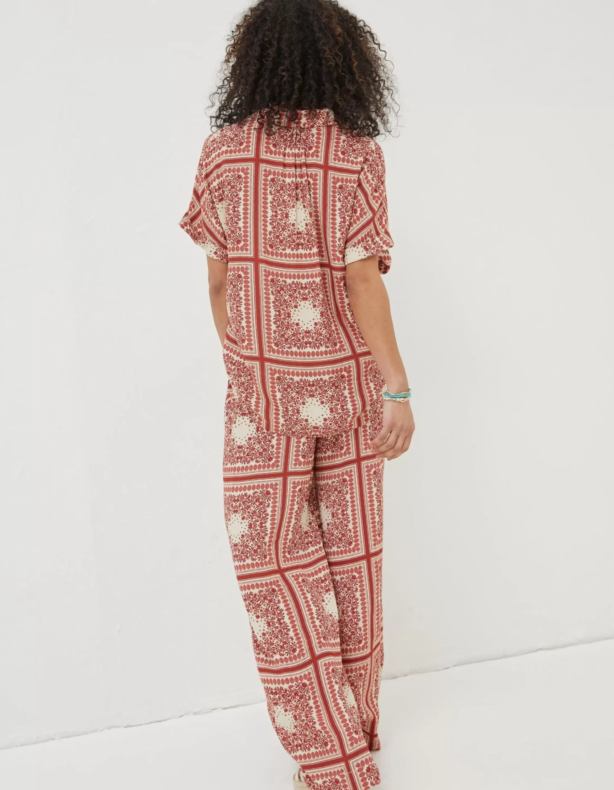 FatFace Aniyah Bandana Shirt Ivory Best