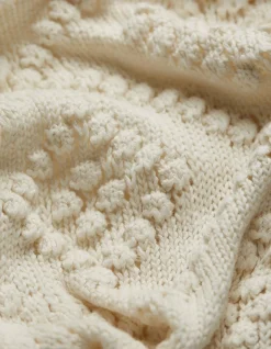 FatFace Anna Bobble Stitch Cardigan Ivory Best