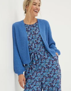 FatFace Anna Cardigan Blue Discount
