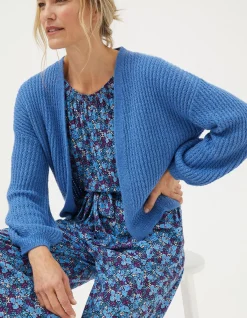 FatFace Anna Cardigan Blue Discount