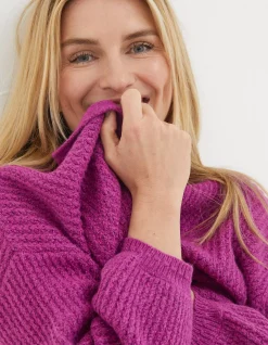 FatFace Anna Short Cardigan Pink Outlet