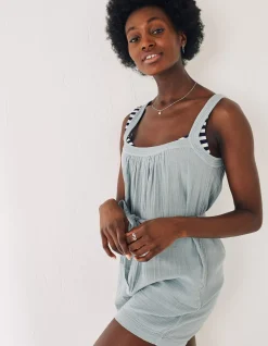 FatFace Annie Beach Playsuit Chambray