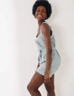FatFace Annie Beach Playsuit Chambray