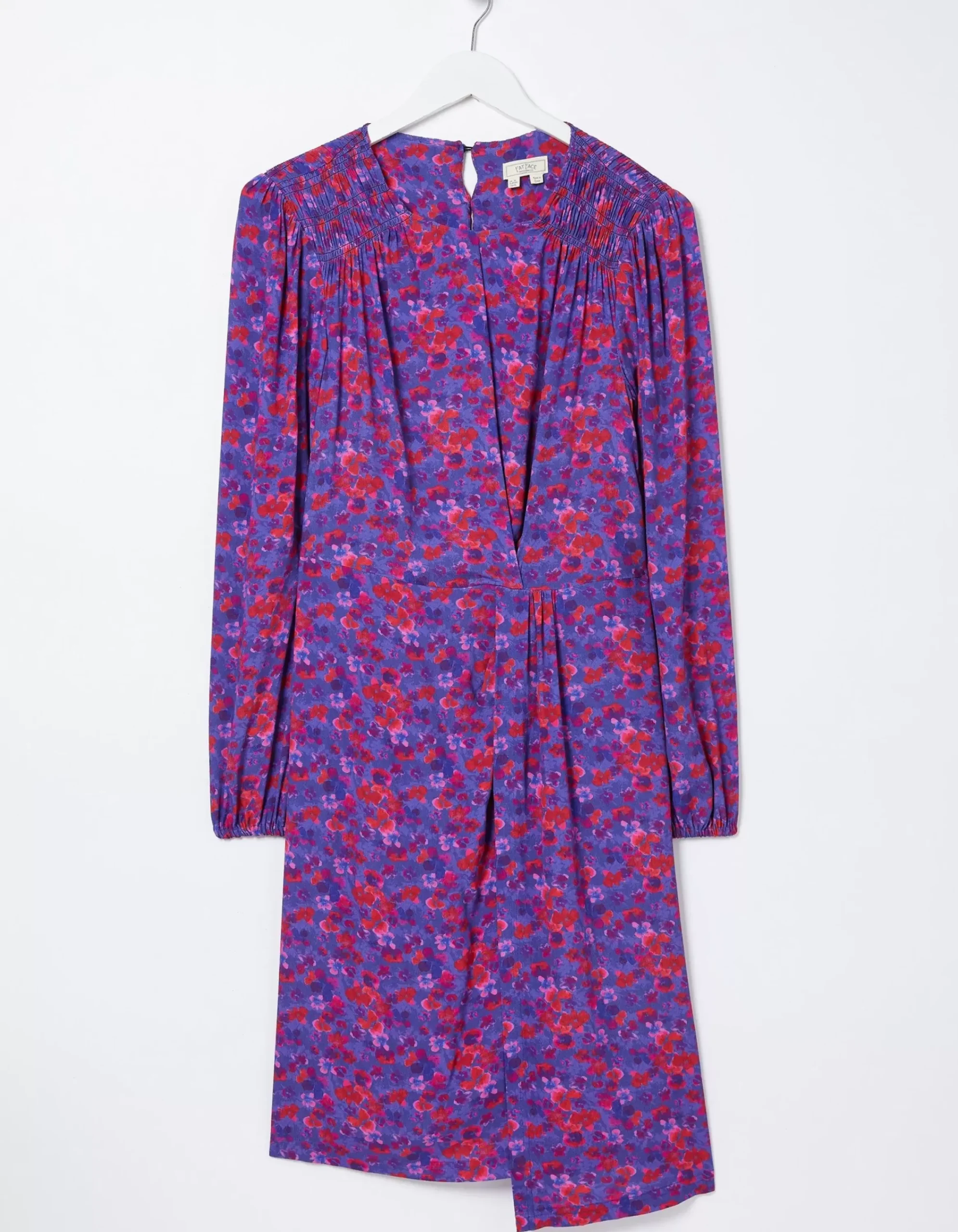 FatFace Annie Painterly Floral Dress Purple Online