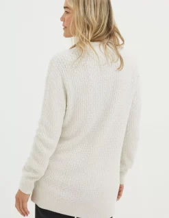 FatFace Athena Cardigan Ivory Online