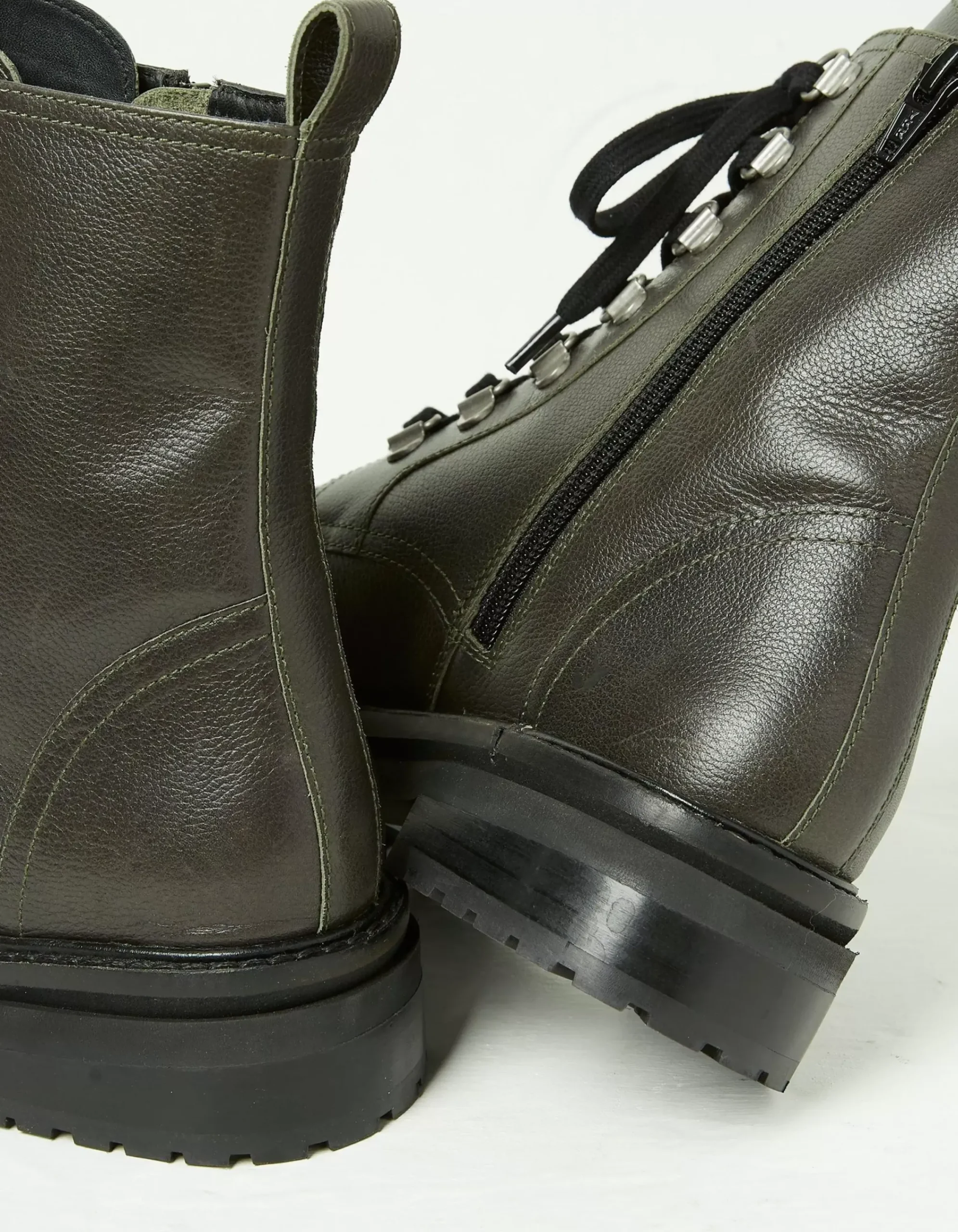 FatFace Aureilia Ankle Hiker Boot Olive Green Outlet