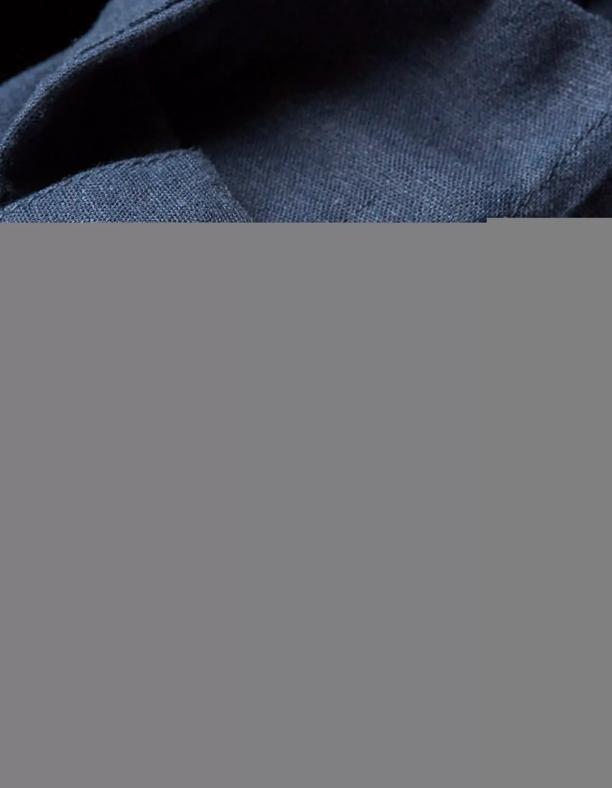 FatFace Austell Linen Blend Jogger Navy Sale