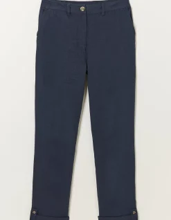 FatFace Austell Linen Blend Jogger Navy Sale