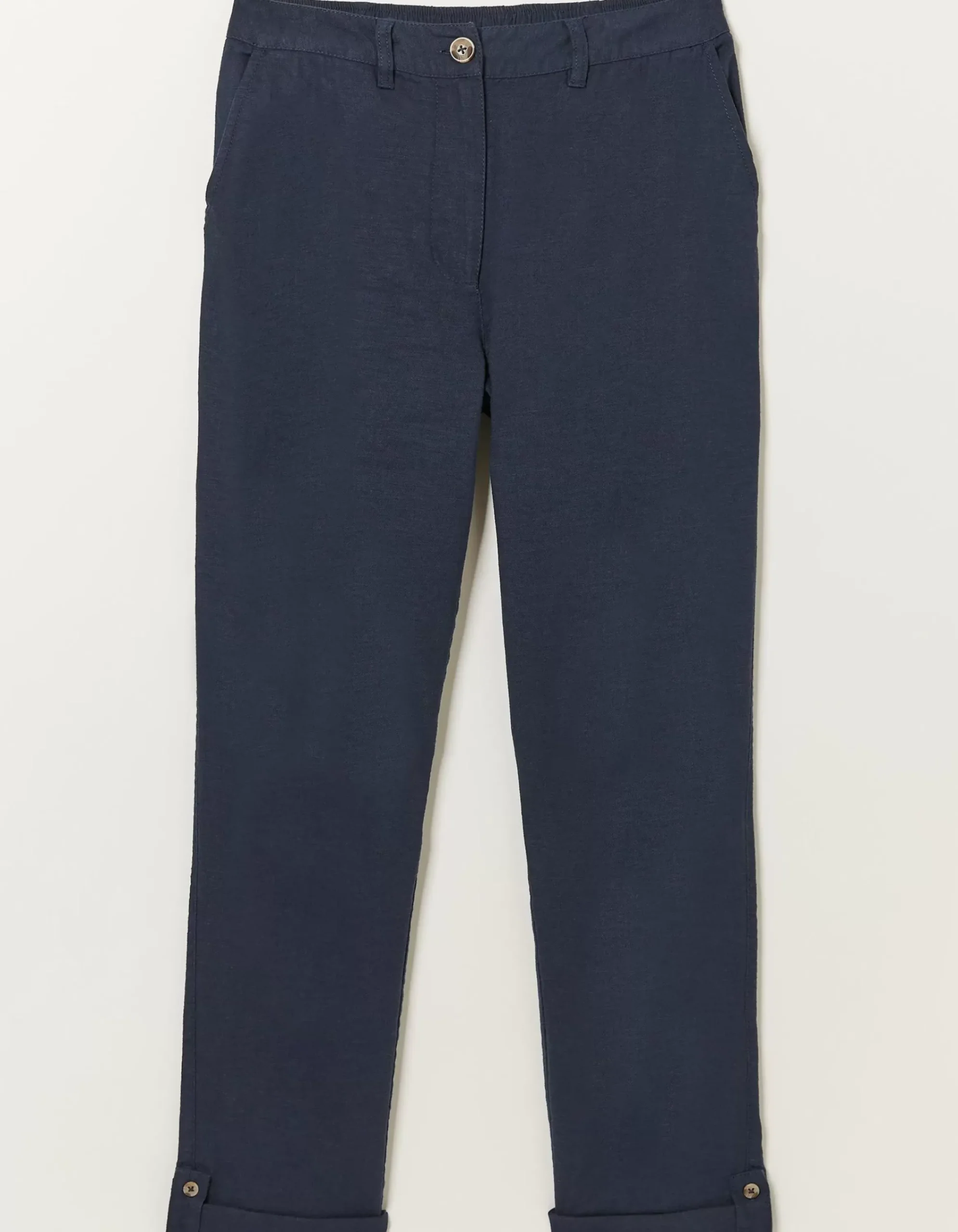 FatFace Austell Linen Blend Jogger Navy Sale