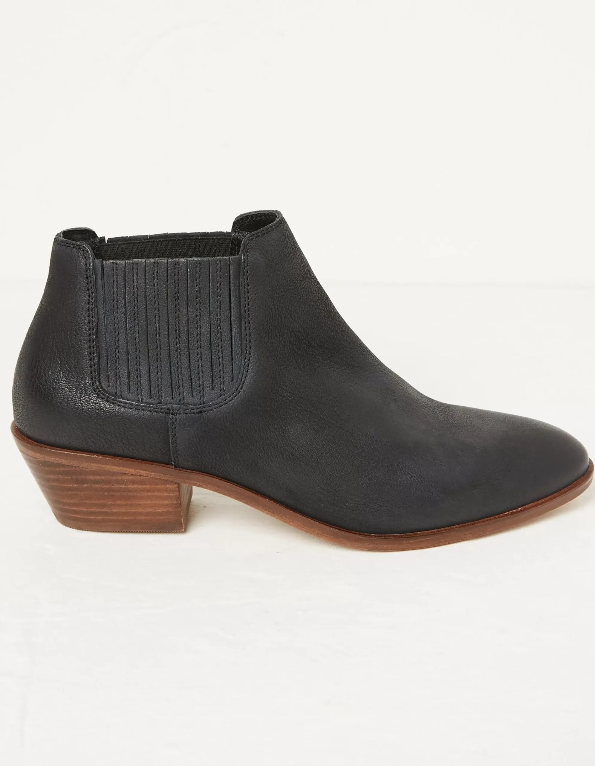FatFace Ava Western Ankle Boot Black Best