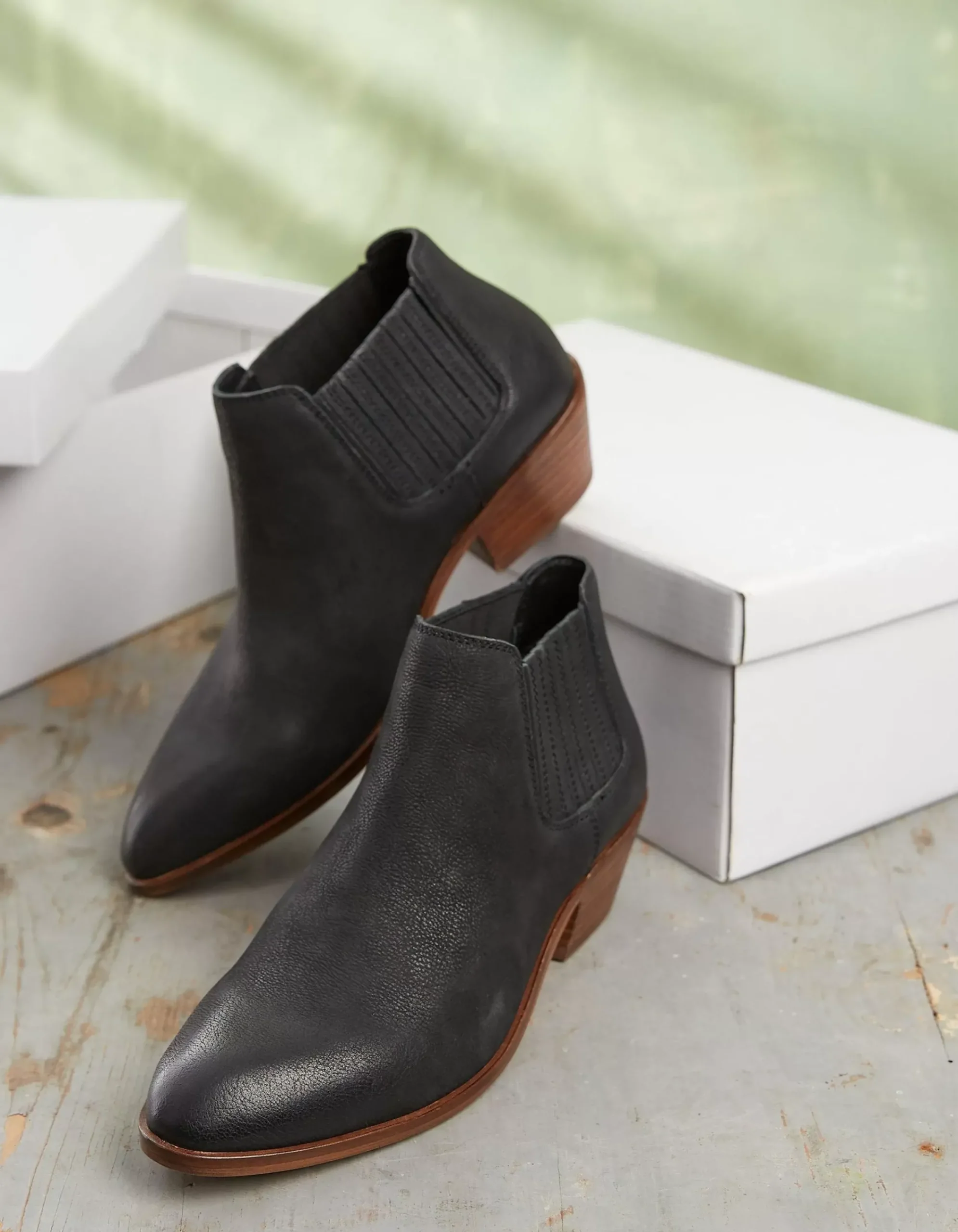 FatFace Ava Western Ankle Boot Black Best