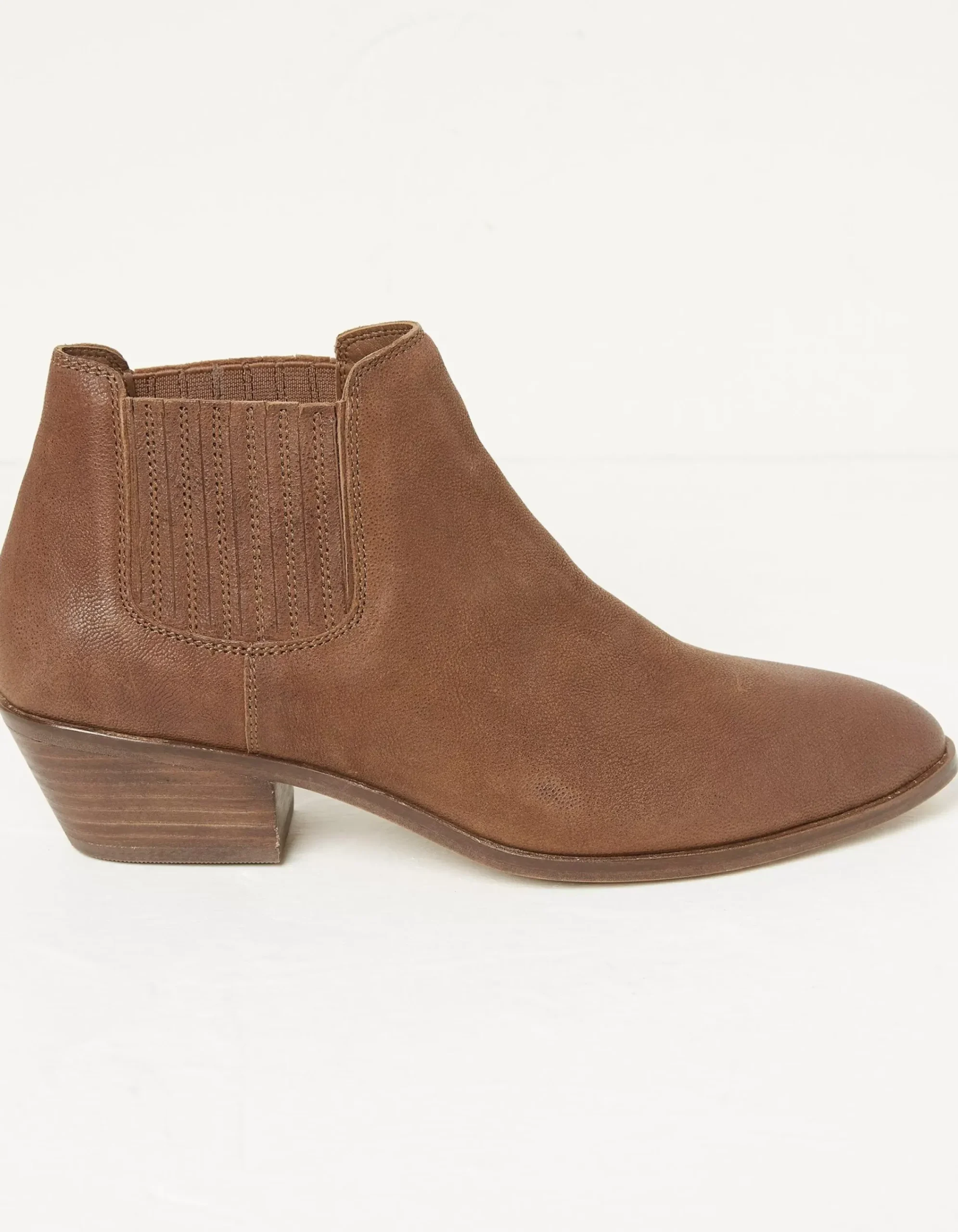 FatFace Ava Western Ankle Boot Tan