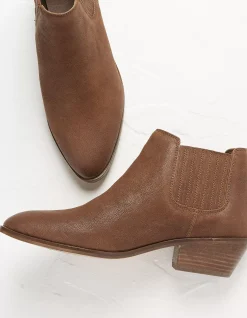 FatFace Ava Western Ankle Boot Tan