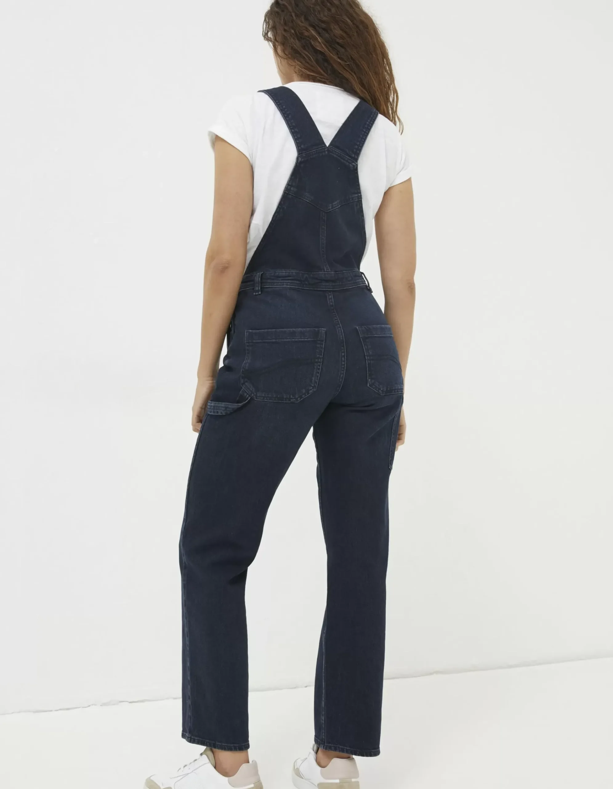 FatFace Banbury Dungarees Dark Blue Clearance