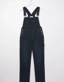 FatFace Banbury Dungarees Dark Blue Clearance