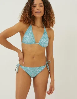 FatFace Bandana Bikini Bottom Turquoise Blue New