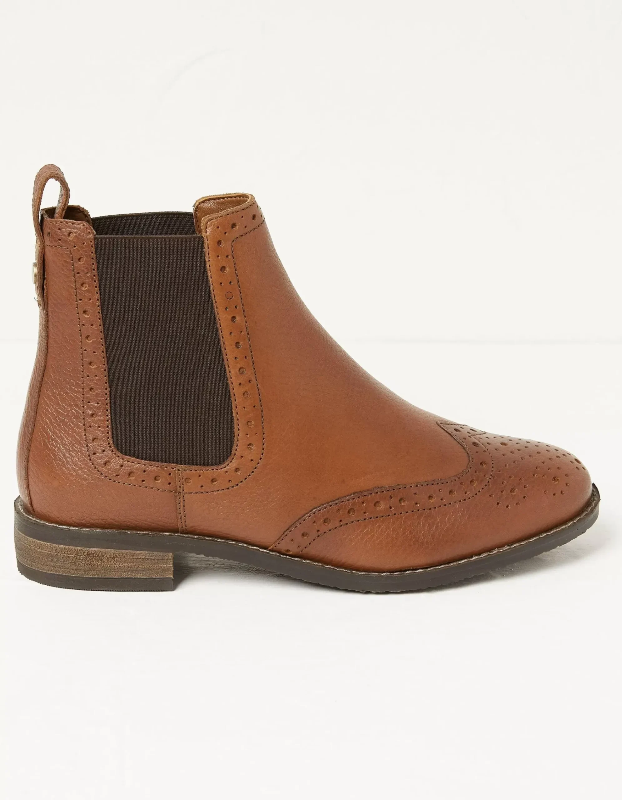 FatFace Bea Chelsea Boots Tan New