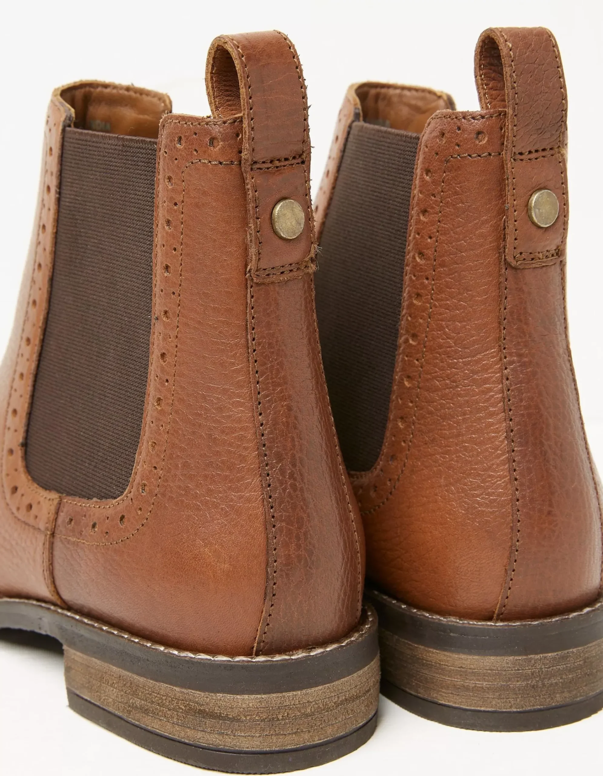 FatFace Bea Chelsea Boots Tan New
