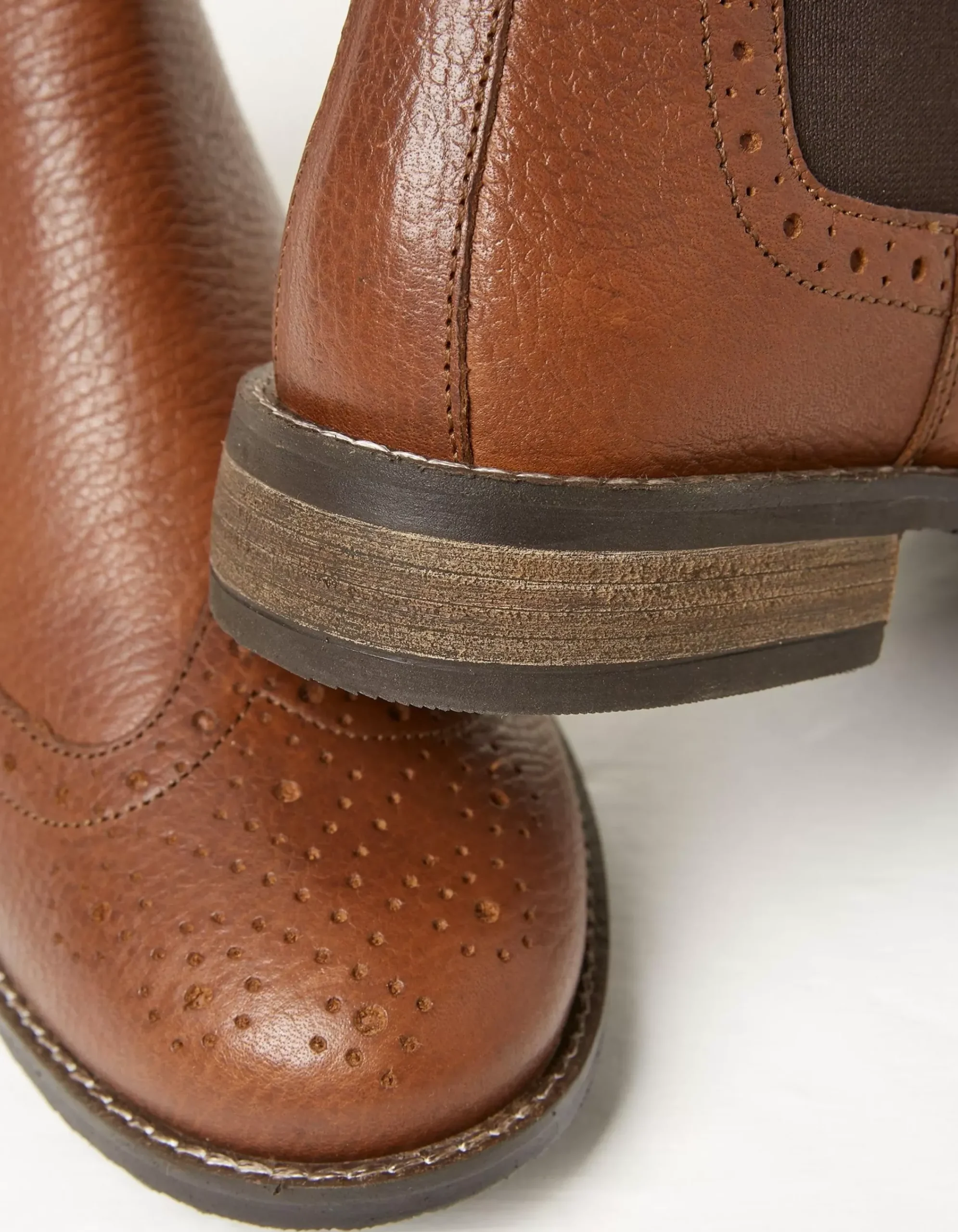 FatFace Bea Chelsea Boots Tan New