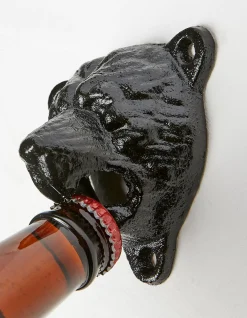 FatFace Bear Bottle Opener Dark Brown New