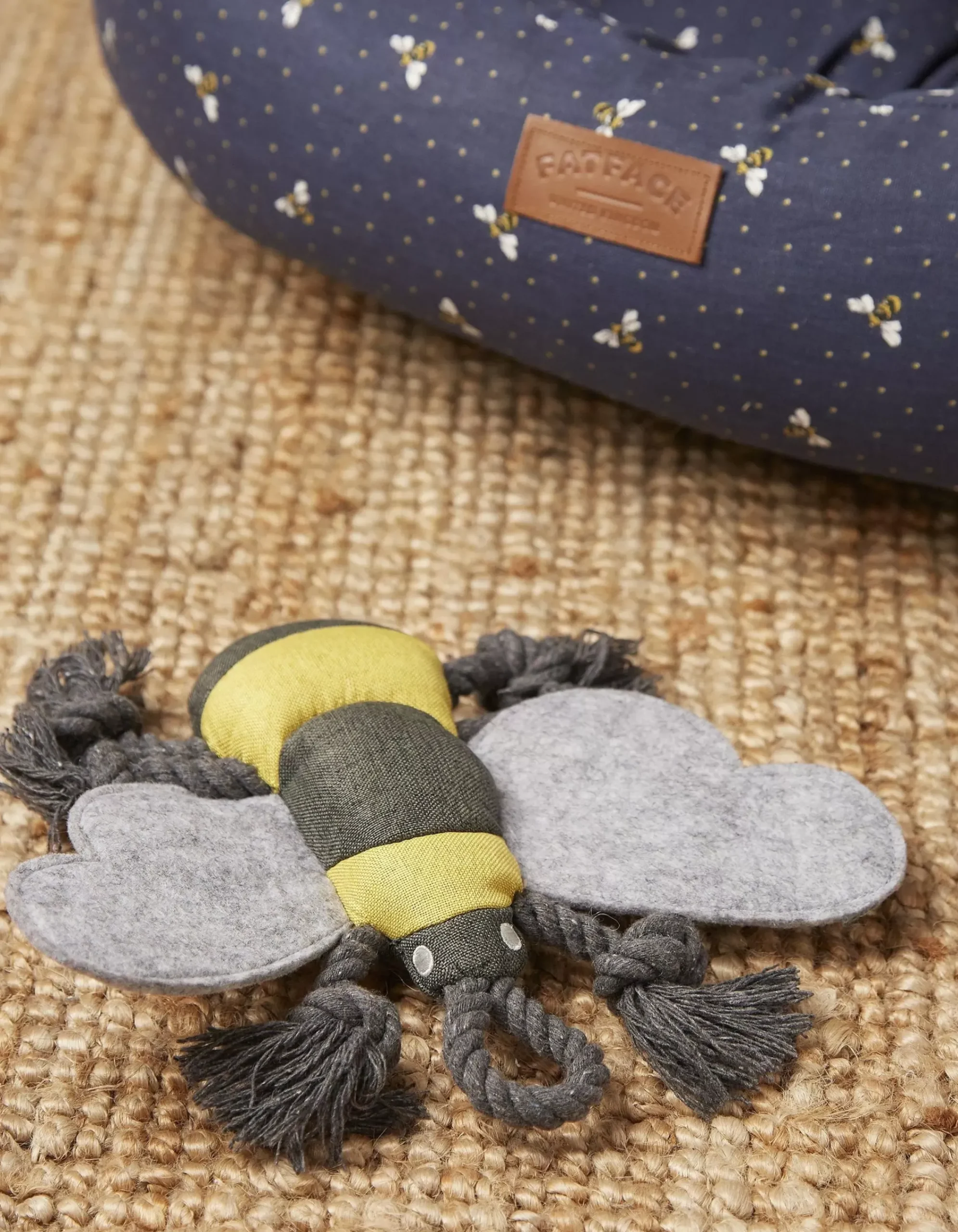 FatFace Bee Dog Toy Yellow Best