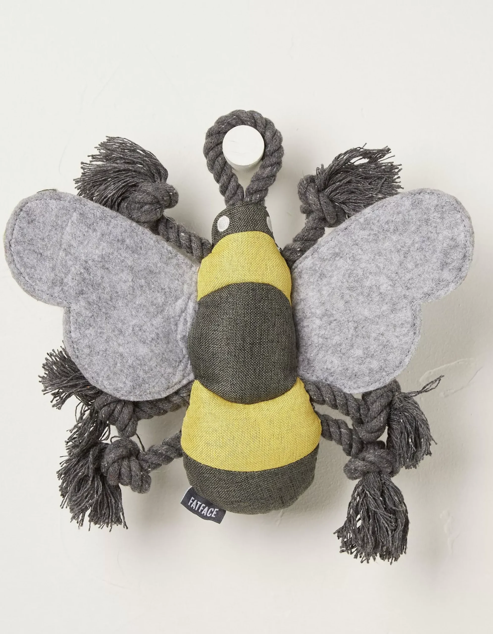 FatFace Bee Dog Toy Yellow Best