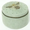 FatFace Bee Travel Jewellery Box Light Green Clearance