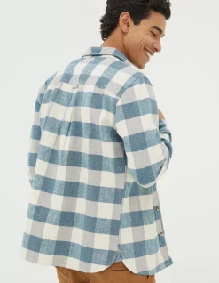 FatFace Belby Check Shirt Blue Outlet