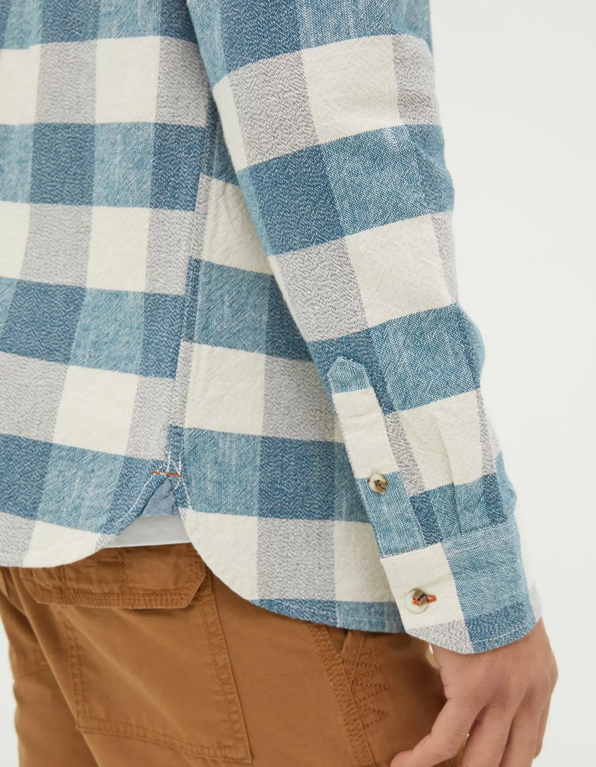 FatFace Belby Check Shirt Blue Outlet