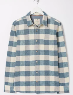 FatFace Belby Check Shirt Blue Outlet