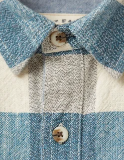 FatFace Belby Check Shirt Blue Outlet