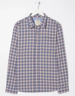 FatFace Bembridge Check Shirt Blue Hot