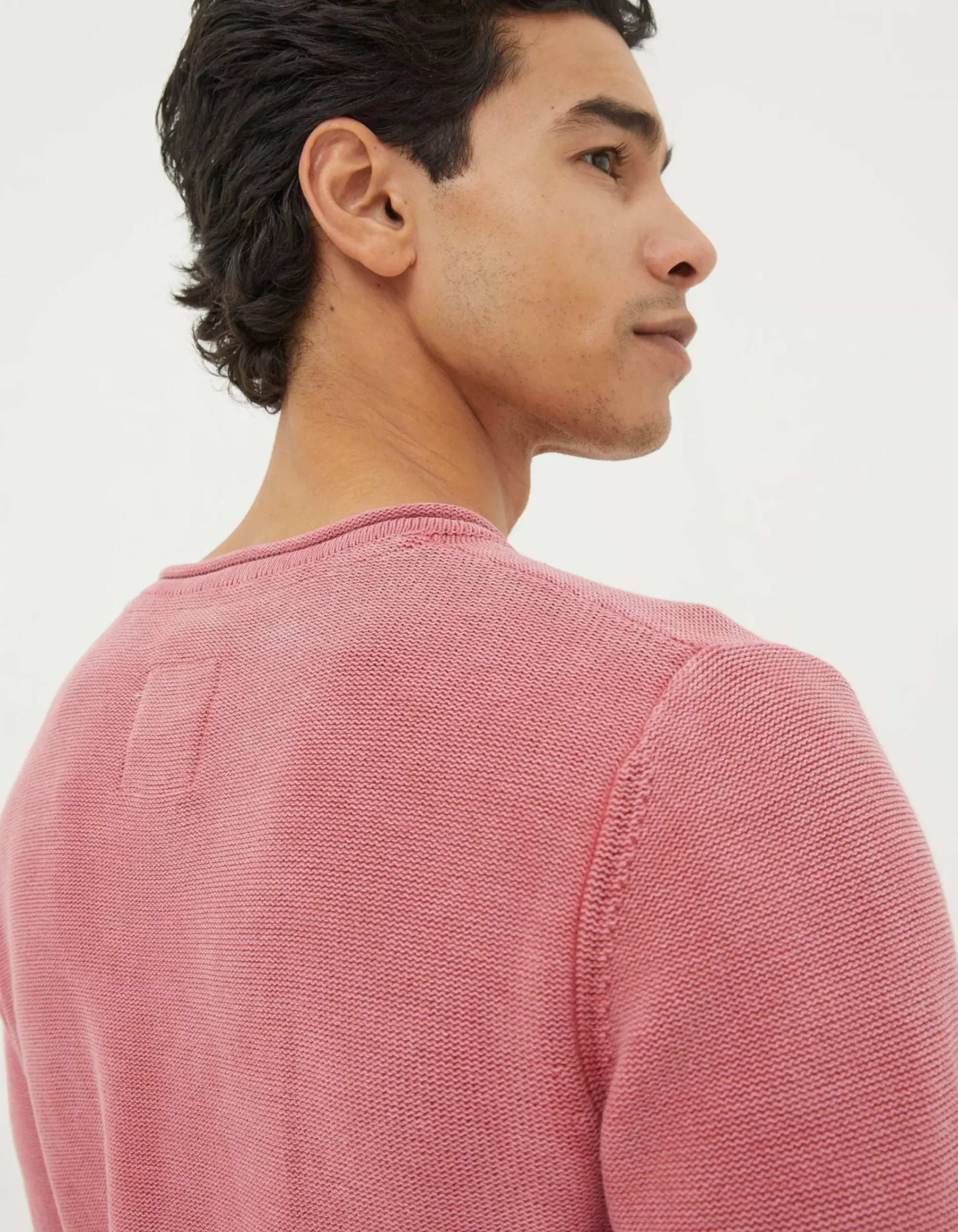 FatFace Berwick Washed Crew Jumper Red Discount