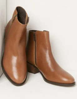 FatFace Betsy Zip Detail Ankle Boot Tan Online