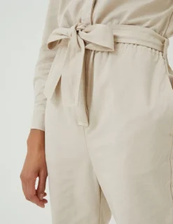 FatFace Betty Boilersuit Ecru New