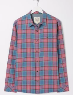 FatFace Bibury Check Shirt Rose Pink