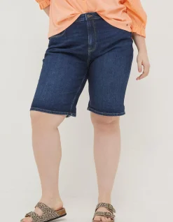 FatFace Bisley Denim Bermuda Shorts Dark Blue Online