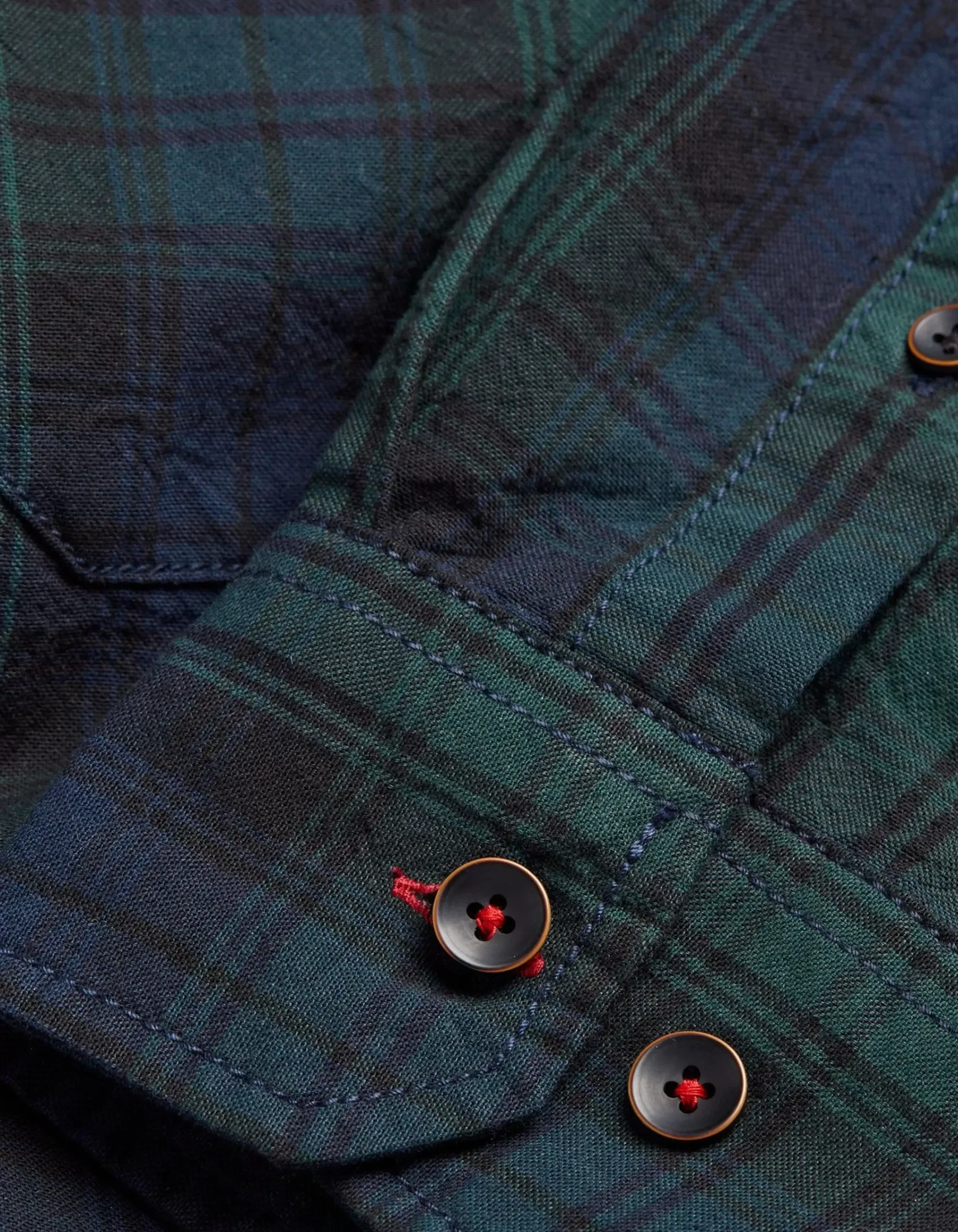 FatFace Blackthorn Check Shirt Dark Green