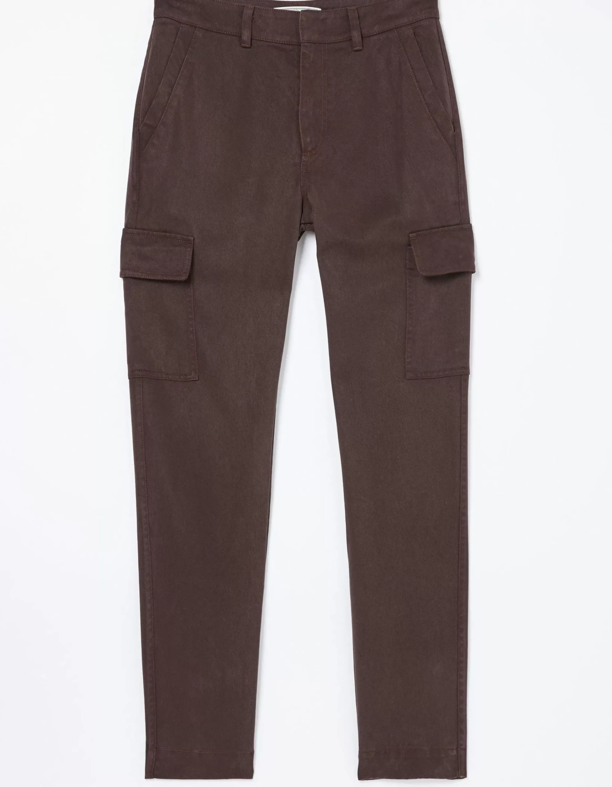 FatFace Blair Tencel Carpenter Trousers Dark Burgundy Online