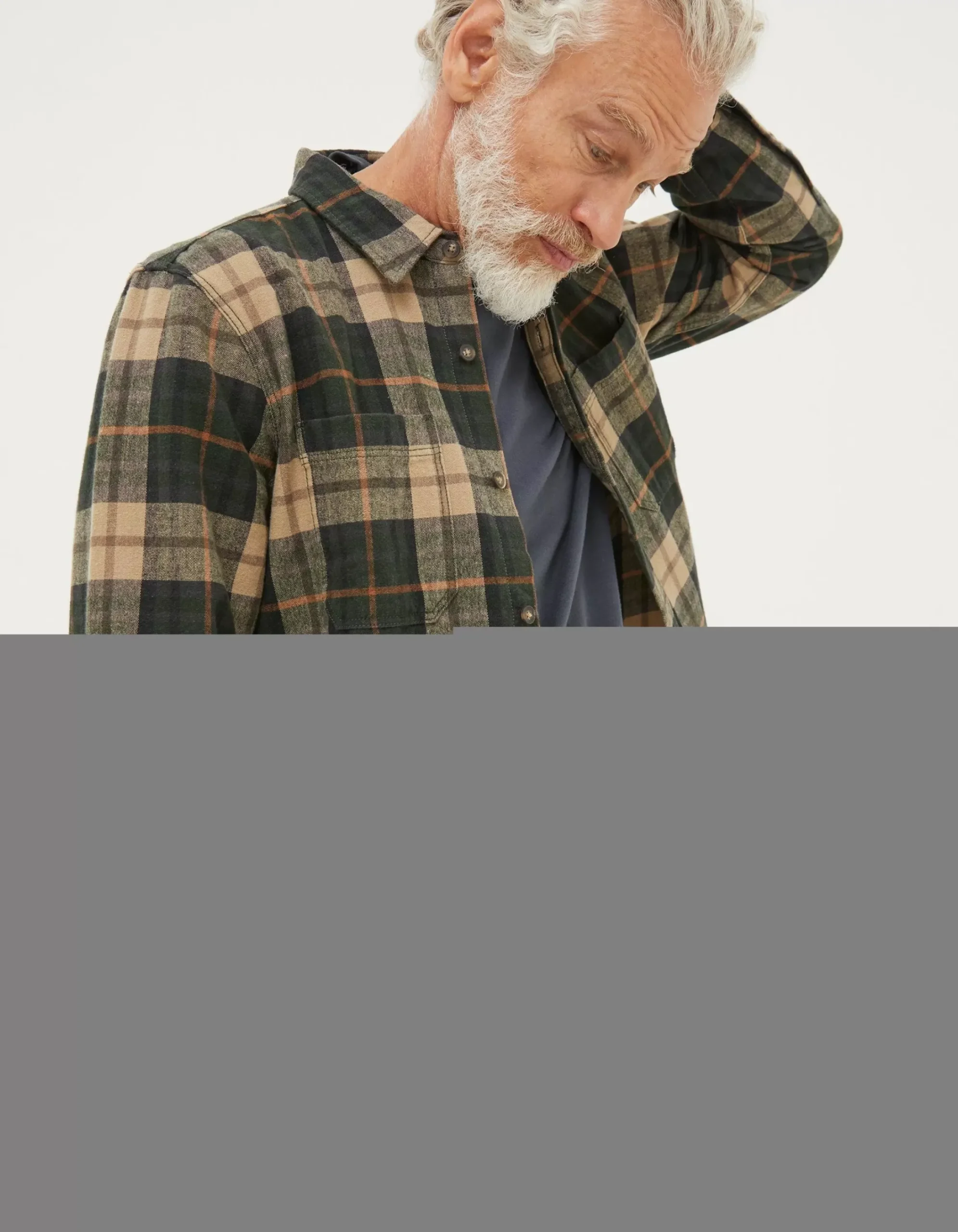 FatFace Blake Check Shirt Dark Teal Online