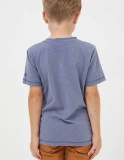 FatFace Bobbi Bear Graphic T-Shirt Blue Sale